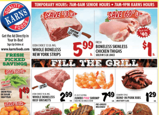 Karns Quality Foods Weekly Ad Aug 25 – Aug 31, 2020