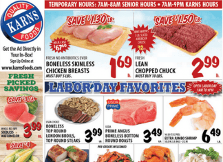Karns Quality Foods Weekly Ad Sep 01 – Sep 07, 2020