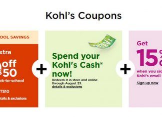 Kohls Coupons Sale Until Aug 30, 2020
