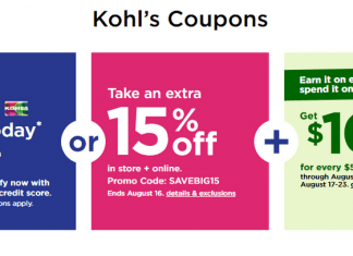 Kohls Coupons Sale Until Aug 30, 2020