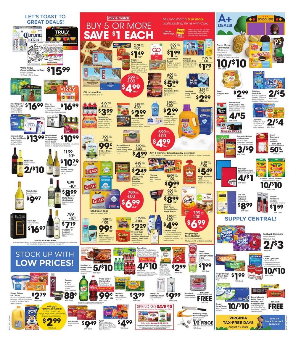 Kroger Weekly Ad Aug 05 Aug 11, 2020
