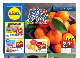 Lidl Weekly Ad Aug 19 – Aug 25, 2020