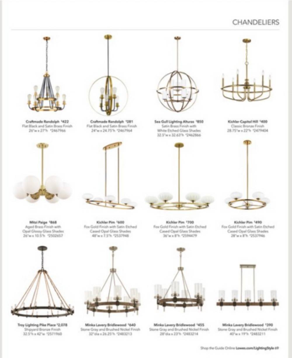 Lowe's Lighting Guide Aug 20 Dec 31, 2020