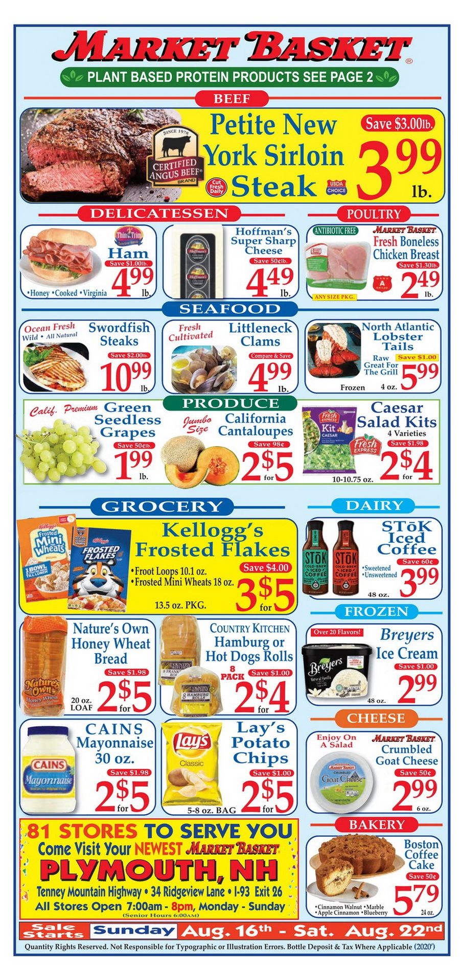 Market Basket Weekly Flyer Aug 16 Aug 22, 2020