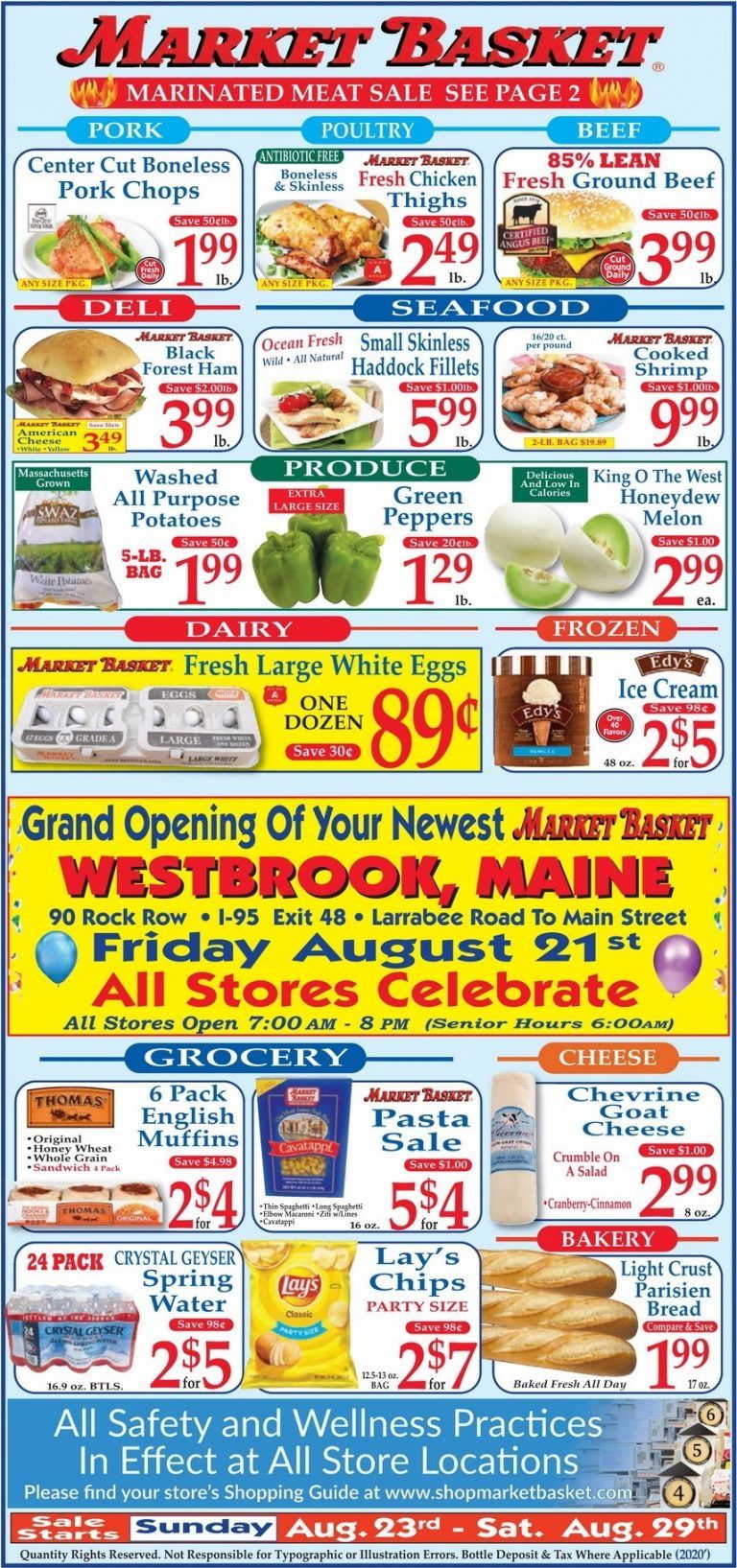 Market Basket Weekly Flyer Aug 23 Aug 29, 2020