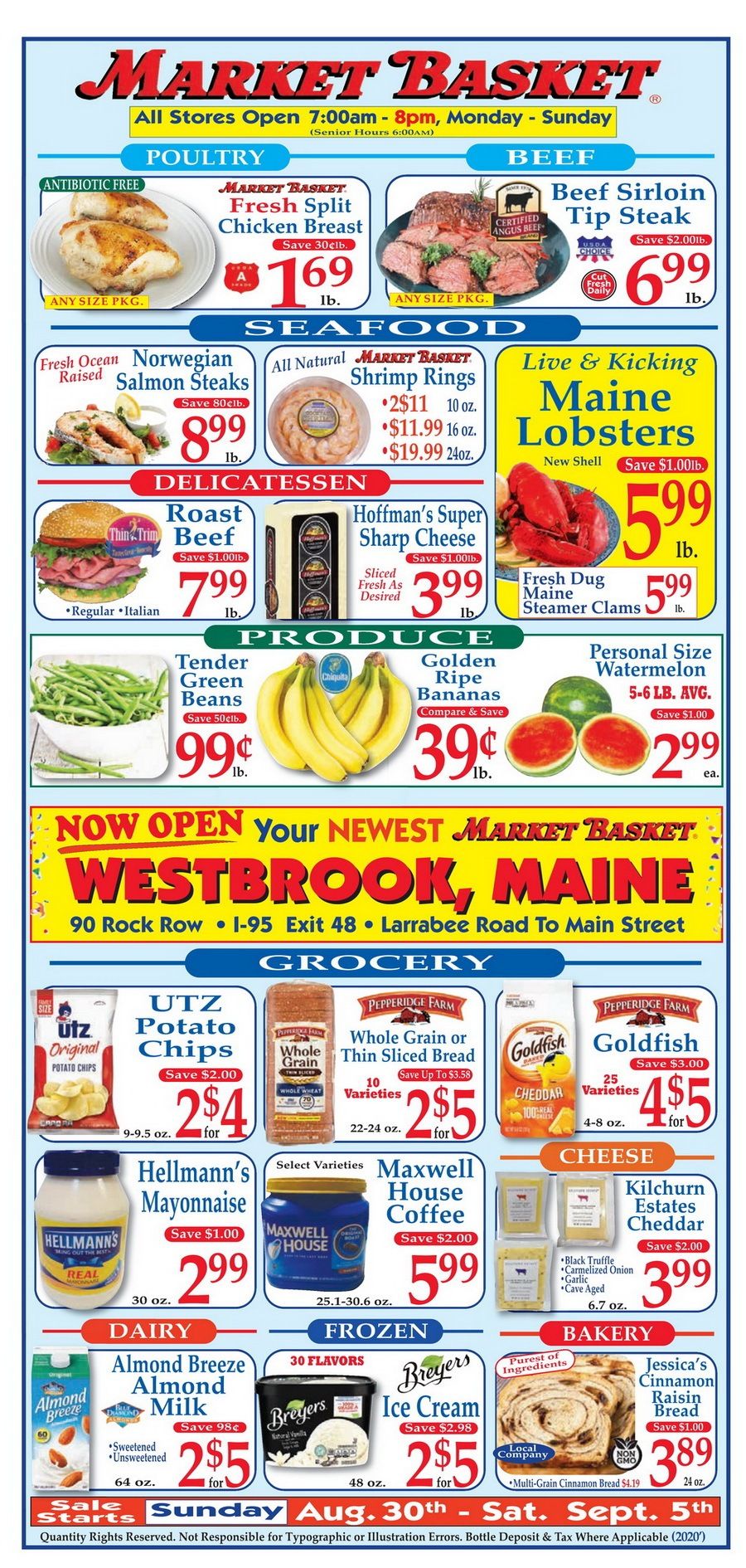 Market Basket Weekly Flyer Aug 30 Sep 05, 2020