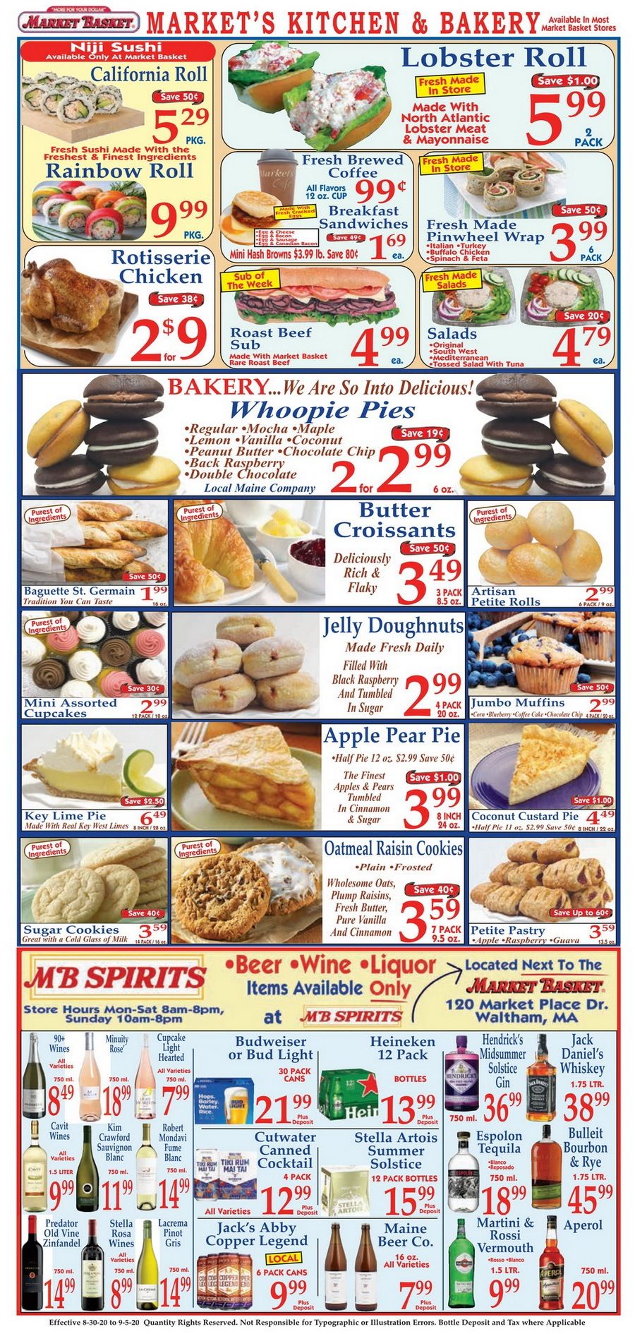 Market Basket Weekly Flyer Aug 30 Sep 05, 2020