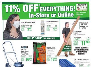 Menards Weekly Ad Aug 30 – Sep 07, 2020