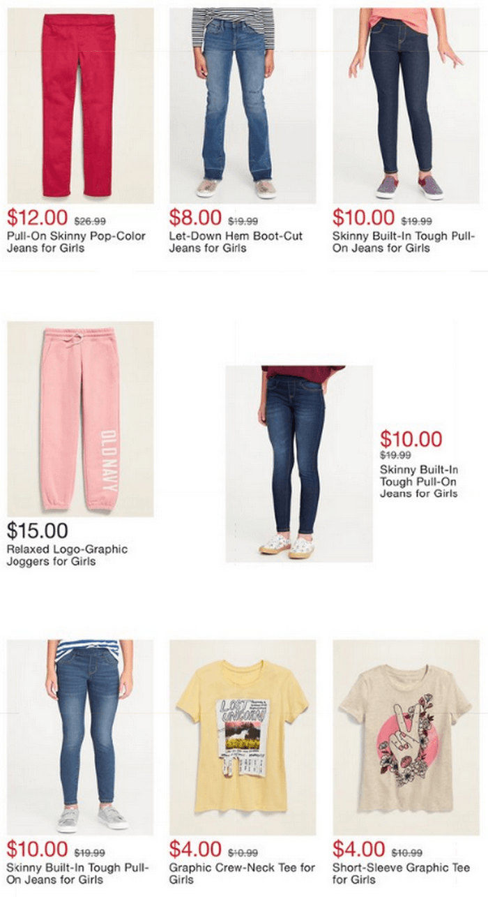 Old Navy Weekly Ad Aug 25 – Aug 31, 2020