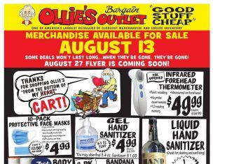 Ollie’s Weekly Ad Aug 13 – Aug 19, 2020