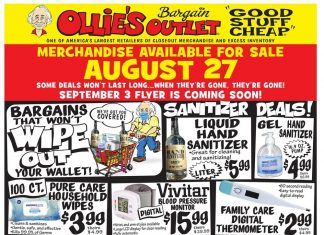 Ollie’s Weekly Ad Aug 27 – Sep 02, 2020