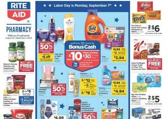 Rite Aid Weekly Ad Aug 30 – Sep 05, 2020