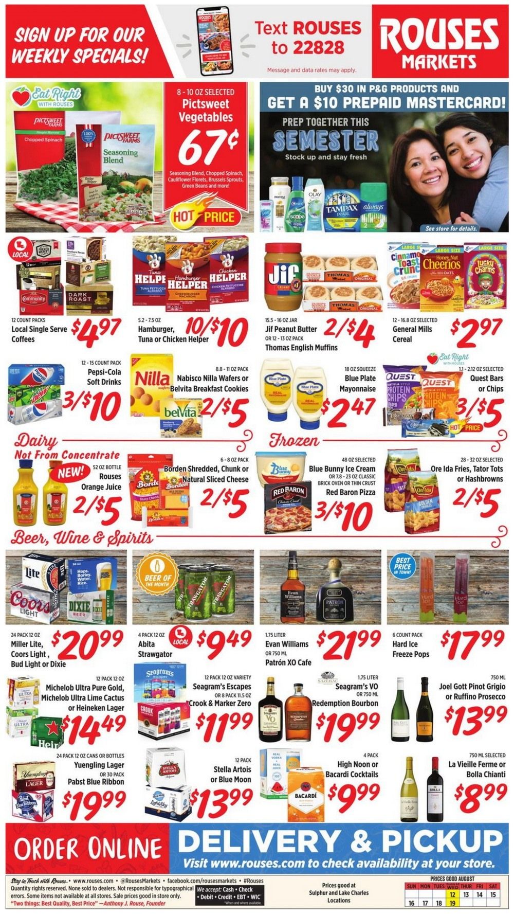 Rouses Weekly Ad Aug 12 Aug 19, 2020