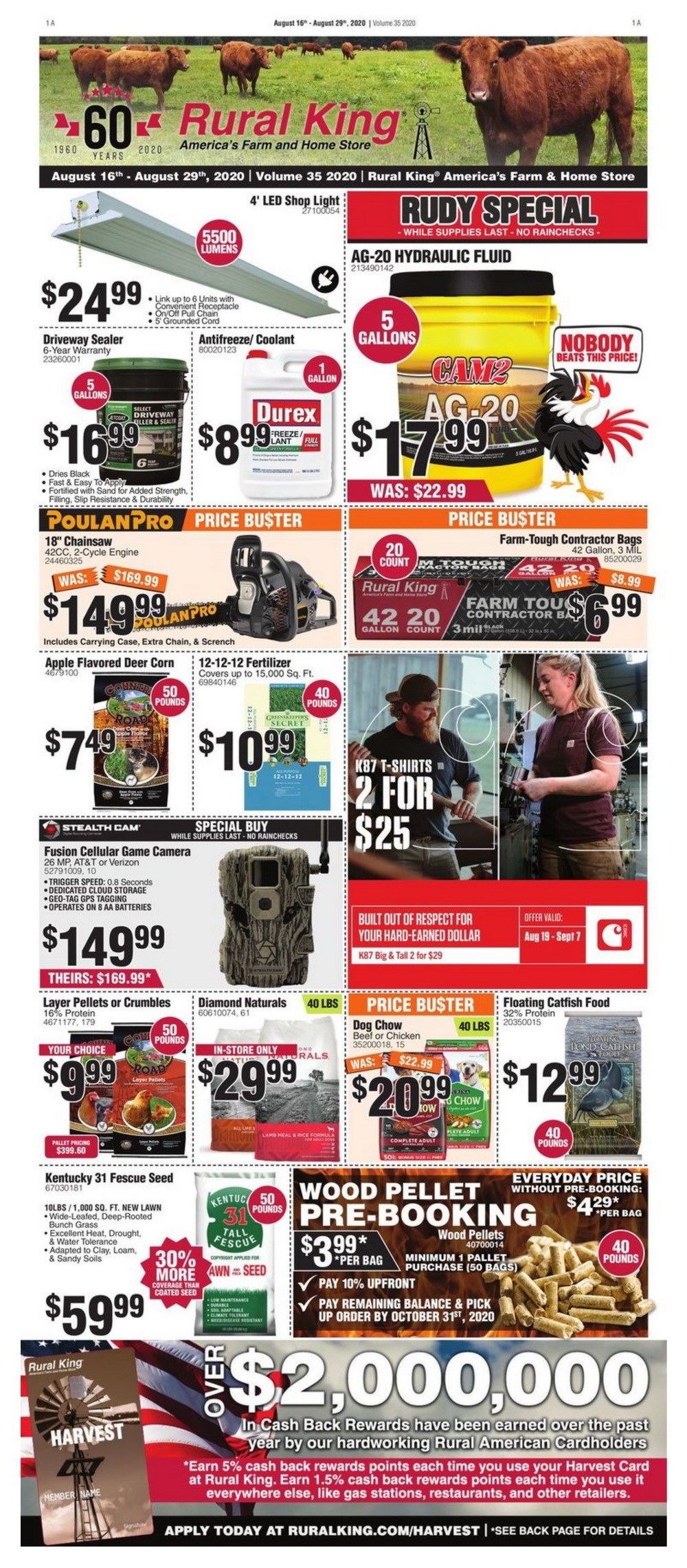 Rural King Weekly Ad Aug 16 Aug 29, 2020