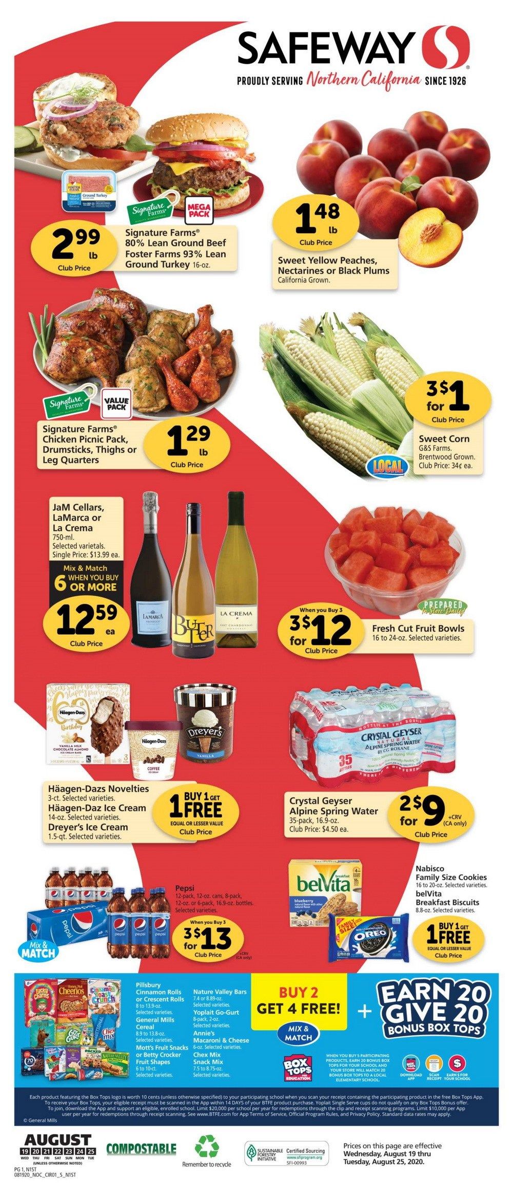 Safeway Weekly Ad Aug 19 Aug 25, 2020