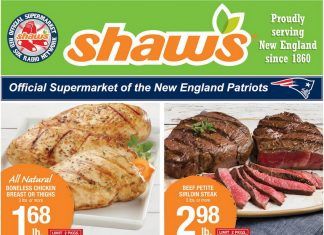 Shaw’s Weekly Ad Aug 28 – Sep 3, 2020
