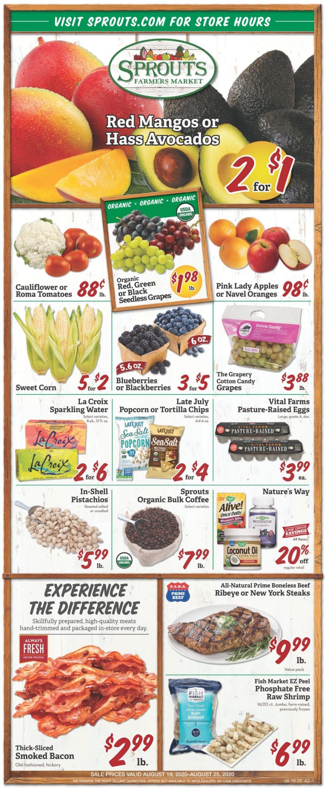 Sprouts Weekly Ad Aug 19 Aug 26, 2020