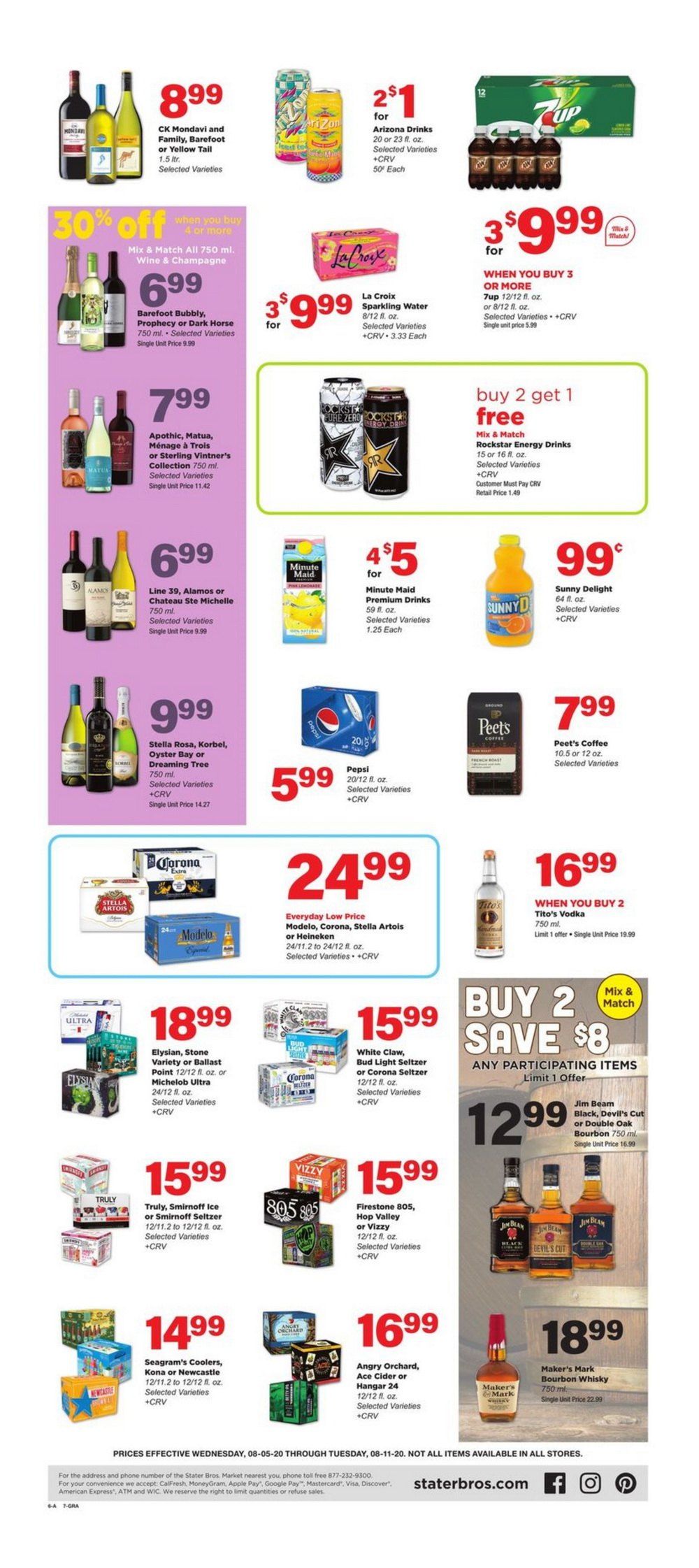 Stater Bros Weekly Ad Aug 05 Aug 11, 2020
