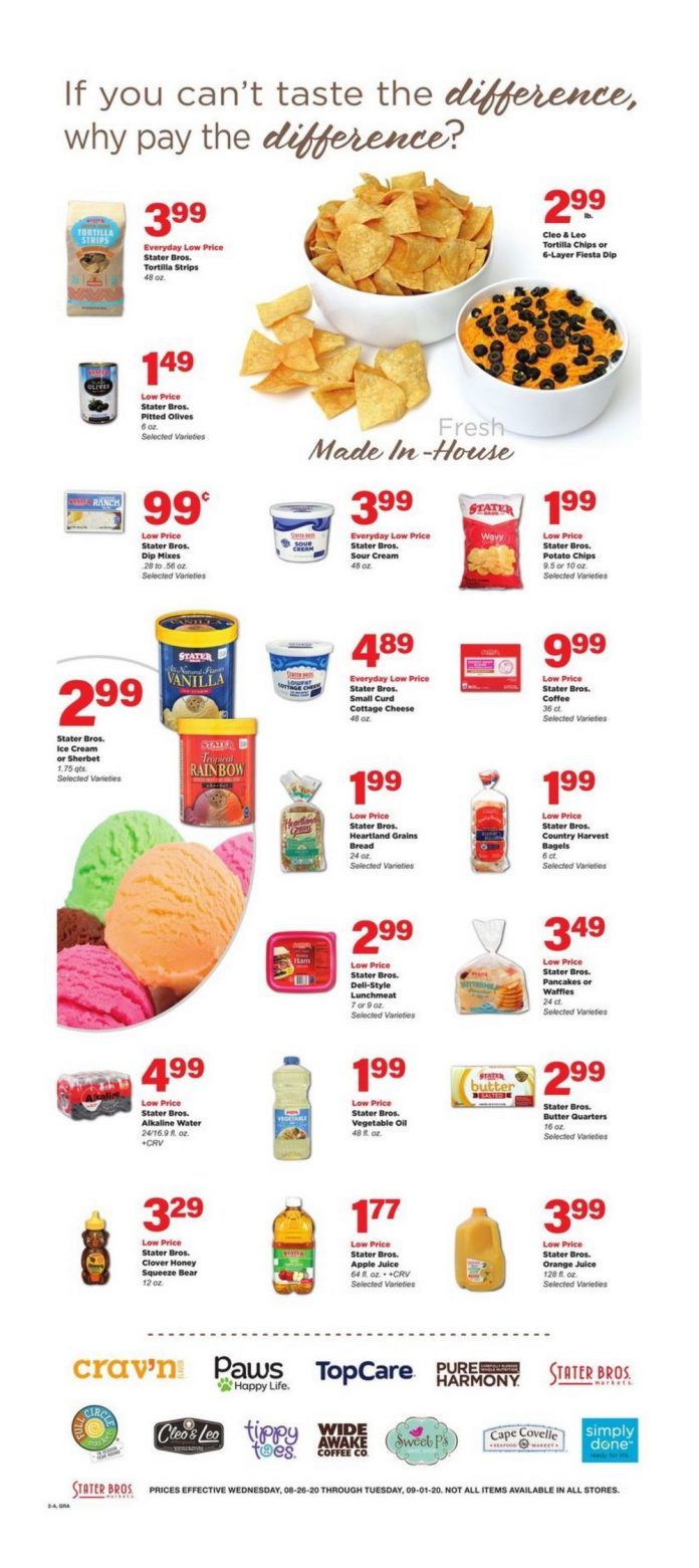 Stater Bros Weekly Ad Aug 26 Sep 01, 2020