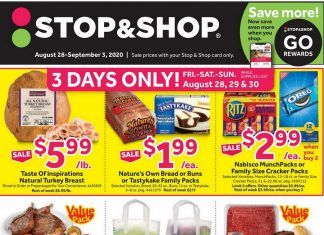 Stop & Shop Weekly Ad Aug 28 – Sep 03, 2020