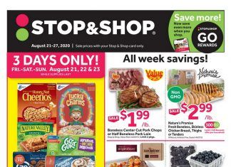 Stop & Shop Weekly Ad Aug 21 – Aug 27, 2020