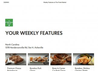 The Fresh Market Weekly Specials Aug 05 – Aug 11, 2020