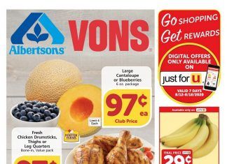 Vons Weekly Ad Aug 12 – Aug 18, 2020