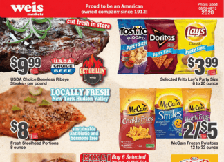 Weis Markets Weekly Ad Aug 06 – Aug 13, 2020