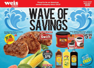 Weis Markets Weekly Ad Aug 20 – Aug 27, 2020