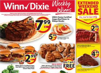 Winn-Dixie Weekly Ad Aug 19 – Aug 25, 2020