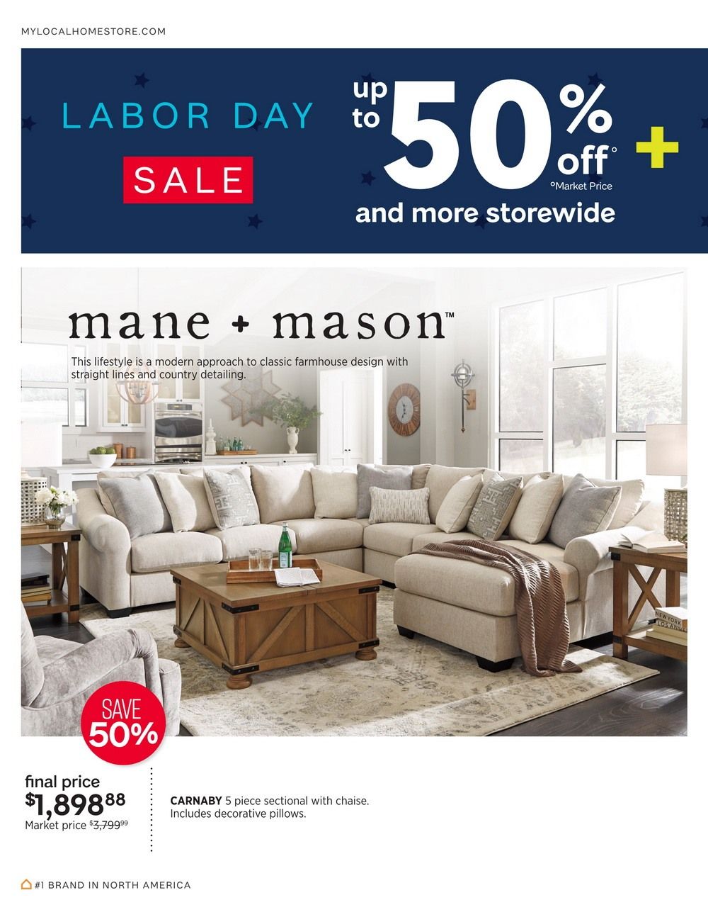 Ashley Furniture HomeStore Labor Day Sale