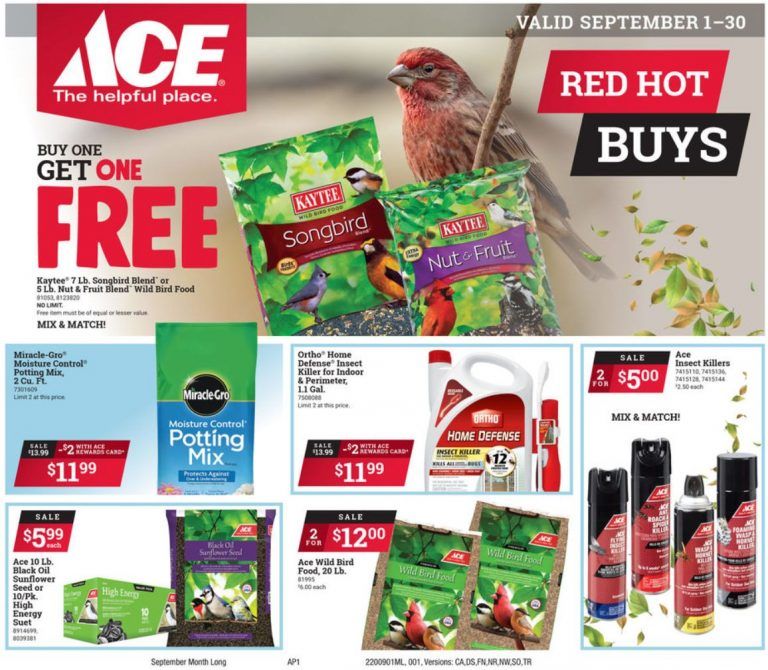ACE Hardware Monthly Ad Sep 01 Sep 30, 2020