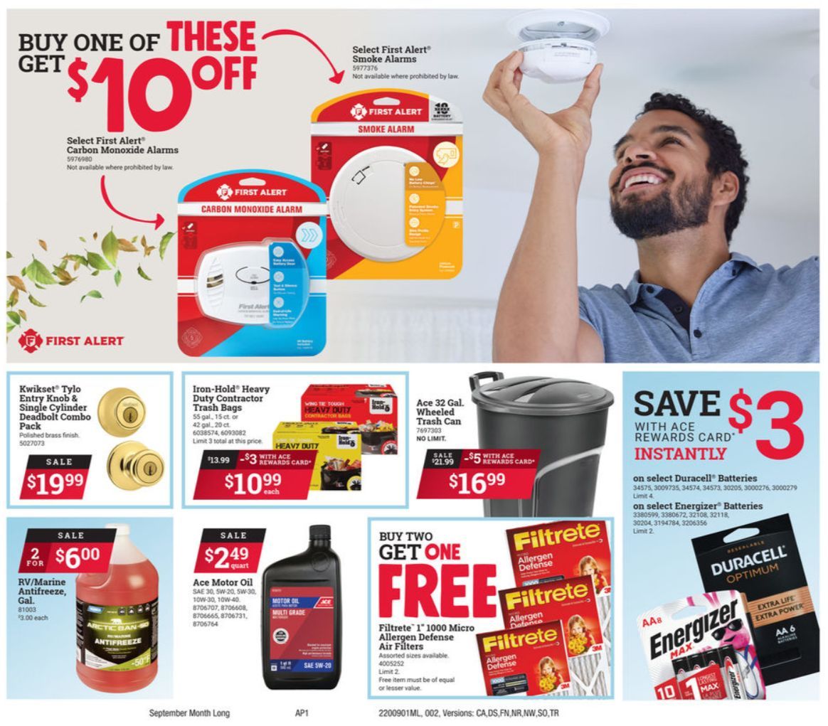 ACE Hardware Monthly Ad Sep 01 Sep 30, 2020