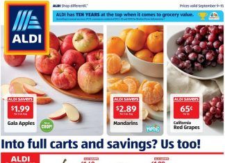 ALDI Weekly Ad Sep 09 – Sep 15, 2020