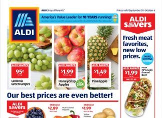 ALDI Weekly Ad Sep 30 – Oct 06, 2020