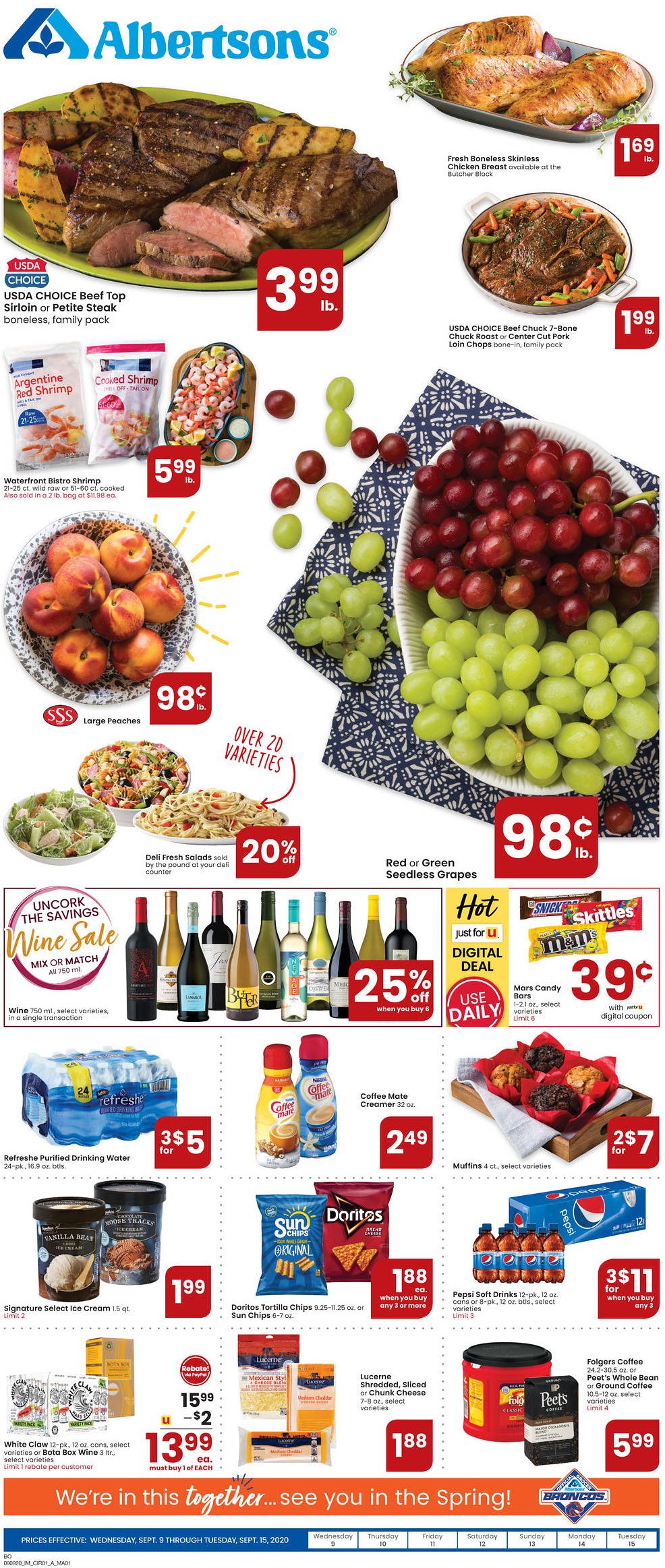 Albertsons Weekly Ad Sep 9 Sep 15, 2020