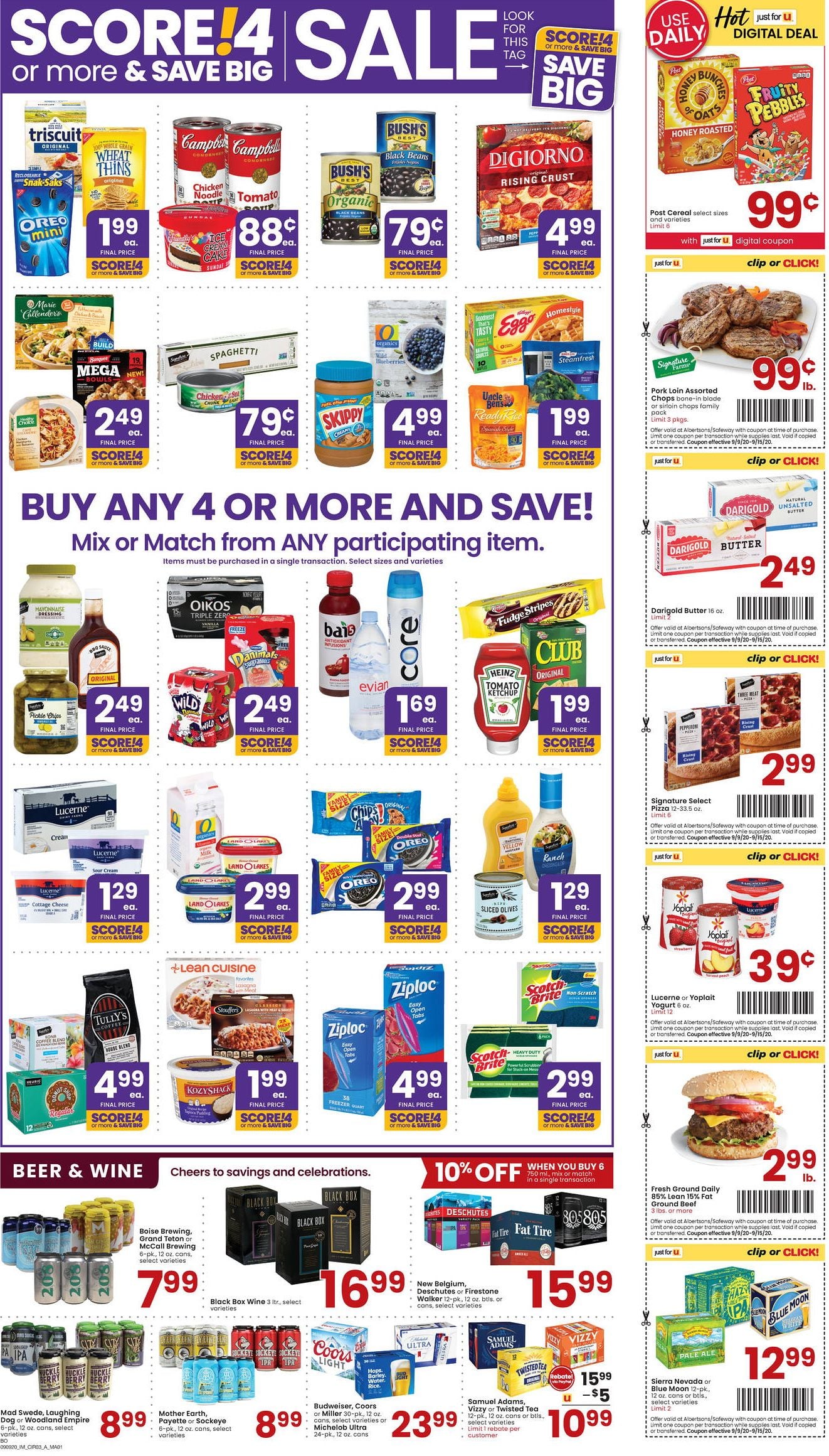 Albertsons Weekly Ad Sep 9 Sep 15, 2020