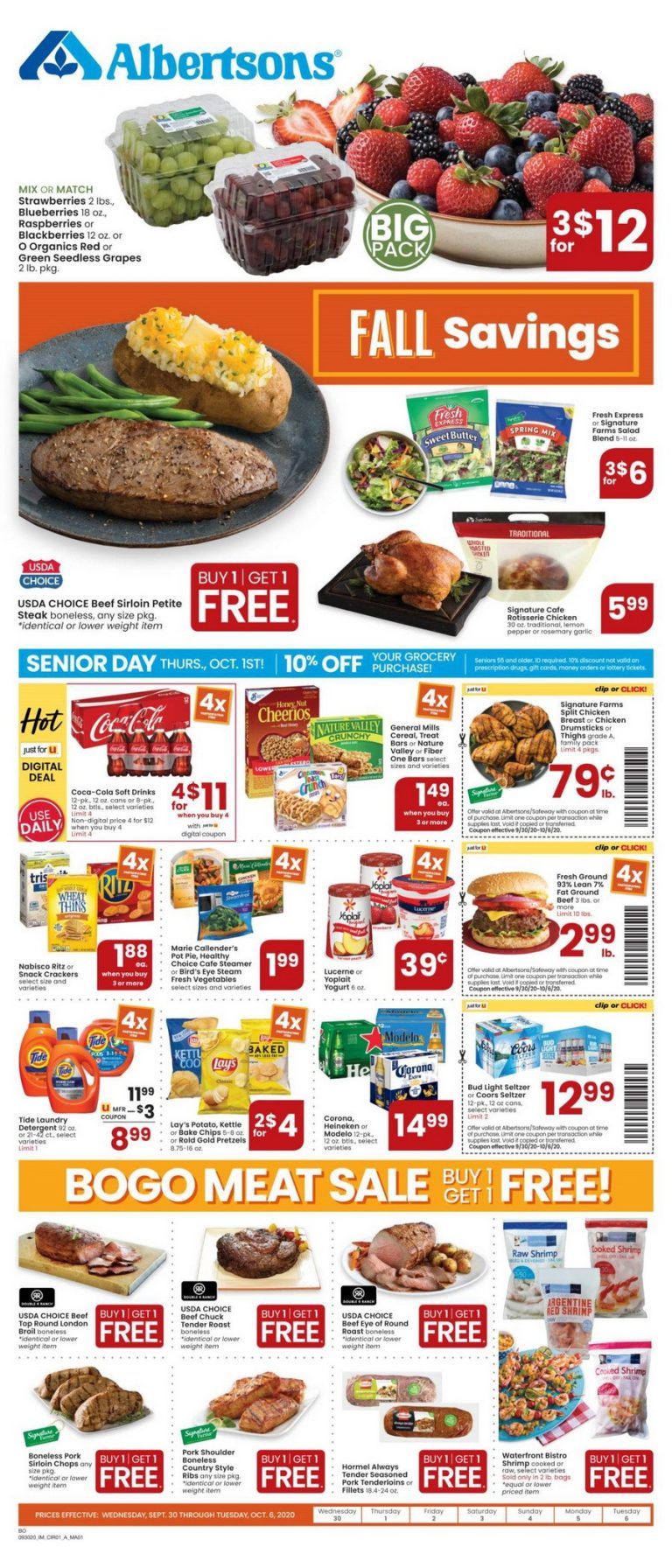 Albertsons Weekly Ad Sep 30 Oct 06, 2020