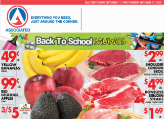 Associated Supermarkets Weekly Ad Sep 11 – Sep 17, 2020