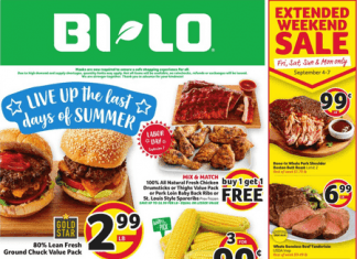 BI-LO Weekly Circular Sep 02- Sep 08, 2020