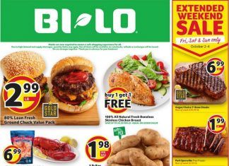 BI-LO Weekly Circular Sep 30- Oct 06, 2020