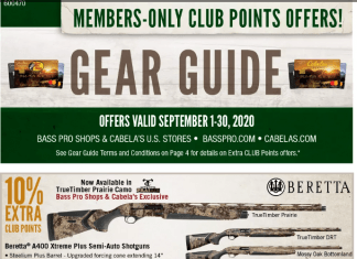 Bass Pro Shops Gear Guide Sale Sep 01 – Sep 30, 2020