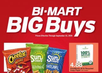 Bi Mart Weekly Ad Sep 9 – Sep 22, 2020