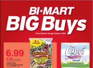 Bi-Mart Weekly Ad Sep 23 – Oct 06, 2020
