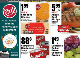 Big Y Weekly Ad Sep 10 – Sep 16, 2020
