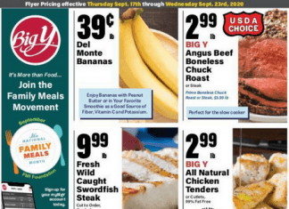 Big Y Weekly Ad Sep 17 – Sep 23, 2020