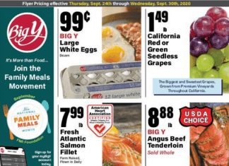 Big Y Weekly Ad Sep 24 – Sep 30, 2020