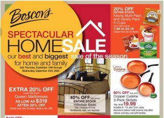 Boscov’s Weekly Ad Sep 10 – Sep 23, 2020