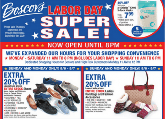 Boscov’s Weekly Ad Sep 03 – Sep 09, 2020
