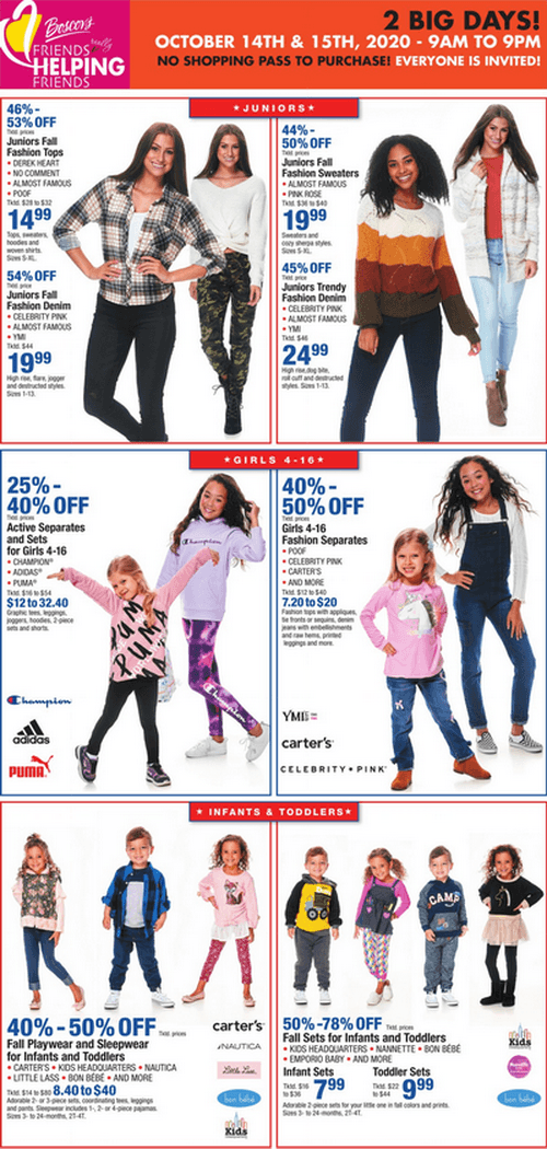 boscov's junior sweaters